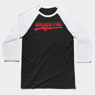 BAR Walking Fire Baseball T-Shirt